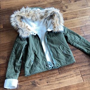 Army green Parka
